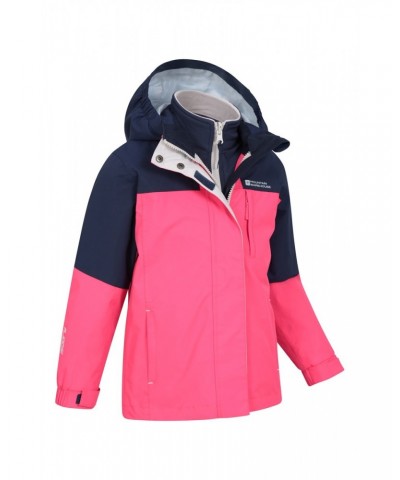 Climb Kids 3-in-1 Waterproof Jacket Pink $36.00 Jackets