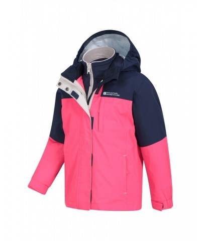 Climb Kids 3-in-1 Waterproof Jacket Pink $36.00 Jackets