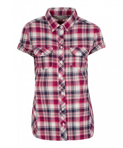 Holiday Womens Cotton Shirt Berry $19.79 Tops