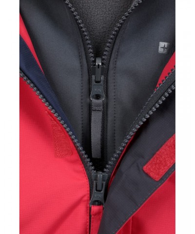 Climb Kids 3-in-1 Waterproof Jacket Red $38.40 Jackets