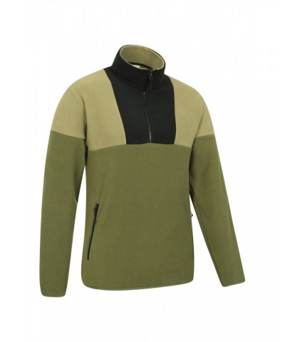 Berwick Mens Recycled Fleece Dark Khaki $18.80 Fleece