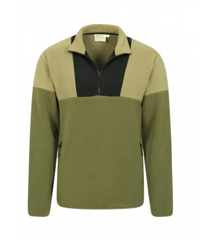 Berwick Mens Recycled Fleece Dark Khaki $18.80 Fleece