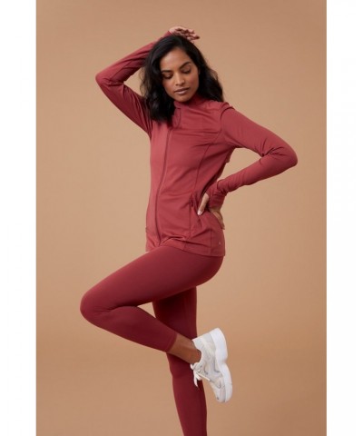 Action Shot Womens Midlayer Burgundy $24.75 Active