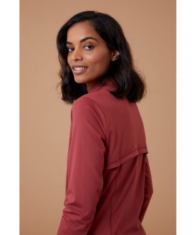 Action Shot Womens Midlayer Burgundy $24.75 Active