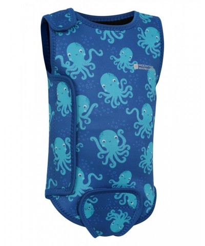 Printed Baby Wetsuit Bright Blue $15.07 Swimwear