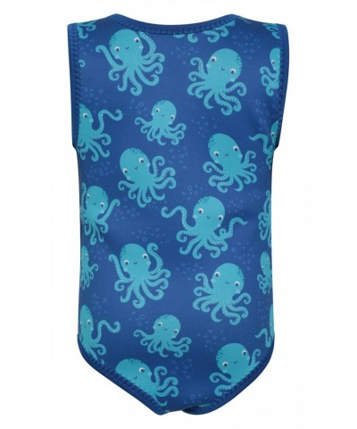 Printed Baby Wetsuit Bright Blue $15.07 Swimwear