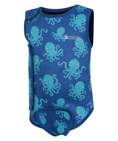 Printed Baby Wetsuit Bright Blue $15.07 Swimwear