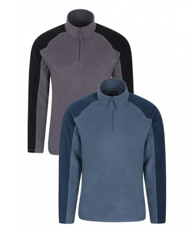 Ashbourne Mens Half-Zip Fleece Multipack Mixed $14.35 Fleece