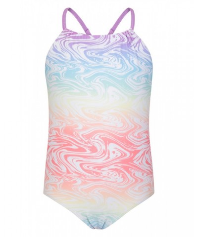 Meribella Kids Strappy Swimsuit Rainbow $12.75 Swimwear