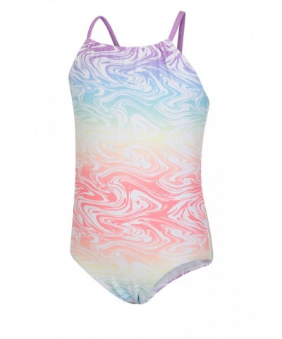 Meribella Kids Strappy Swimsuit Rainbow $12.75 Swimwear