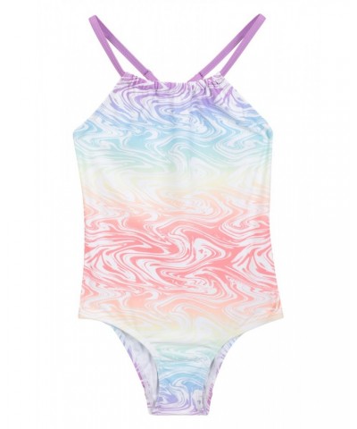 Meribella Kids Strappy Swimsuit Rainbow $12.75 Swimwear