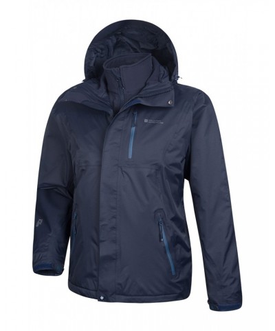 Bracken Extreme 3 in 1 Mens Waterproof Jacket Blue $52.50 Jackets