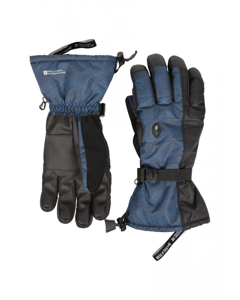 Mountain Mens Waterproof Ski Gloves Navy $14.85 Accessories