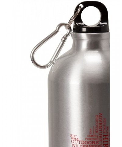 35 oz. Printed Metallic Bottle With Karabiner Charcoal $10.63 Walking Equipment