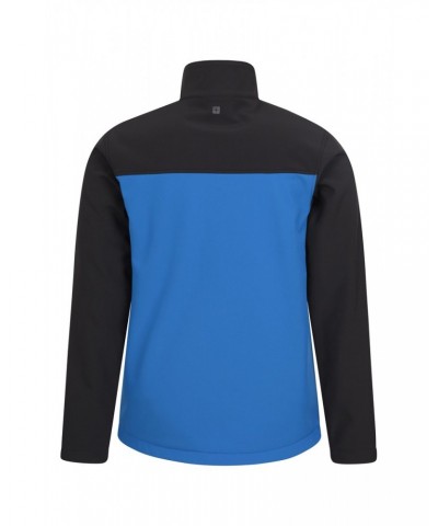 Vertex Mens Water Resistant Softshell Jacket Bright Blue $23.21 Softshell Jackets