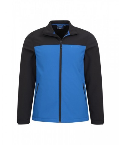 Vertex Mens Water Resistant Softshell Jacket Bright Blue $23.21 Softshell Jackets