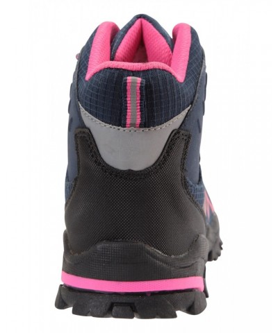 Softshell Kids Waterproof Hiking Boots Navy $31.20 Footwear