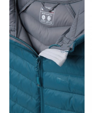 Skyline Extreme Womens Hydrophobic Down Jacket Petrol $41.00 Jackets