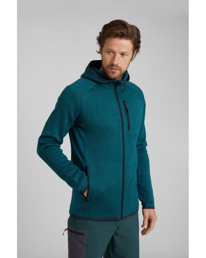 Treston Mens Hooded Fleece Dark Teal $30.20 Fleece