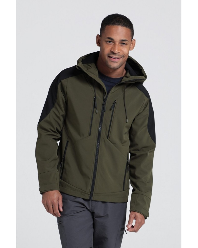 Radius Mens Softshell Jacket Dark Khaki $36.75 Jackets