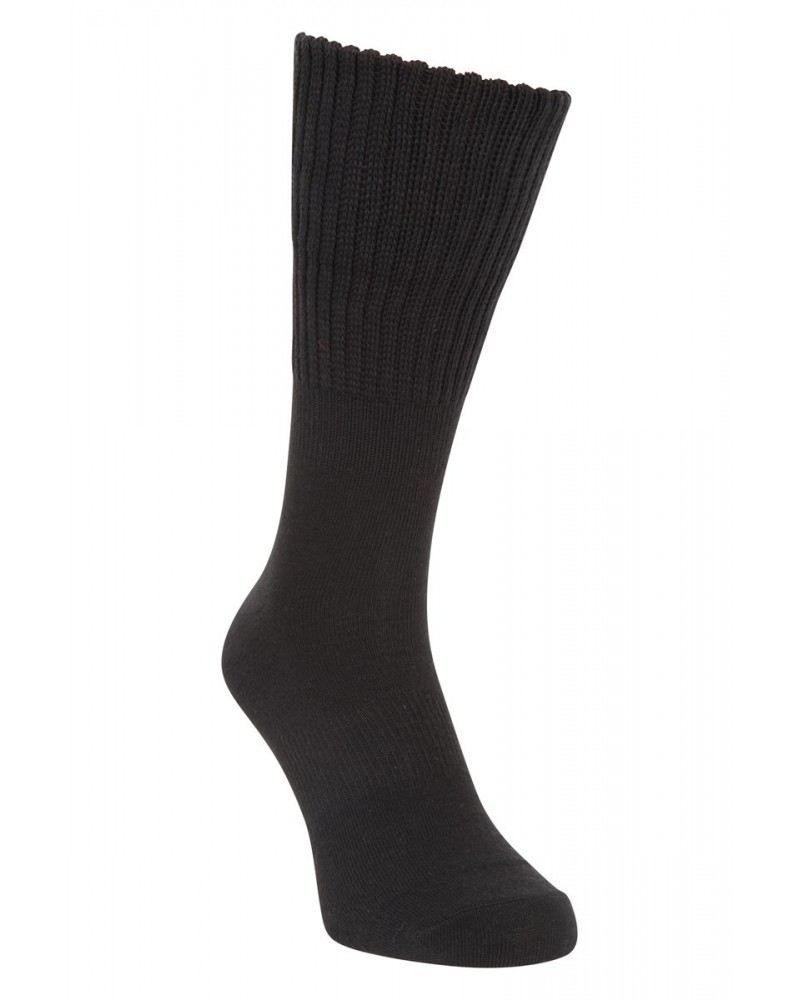 Mens Anti-Chafe Hiking Socks Black $9.71 Accessories