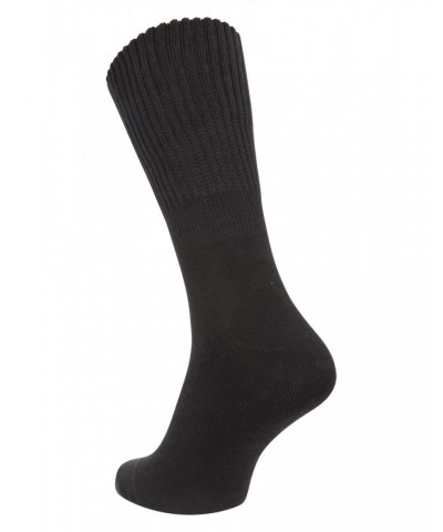 Mens Anti-Chafe Hiking Socks Black $9.71 Accessories