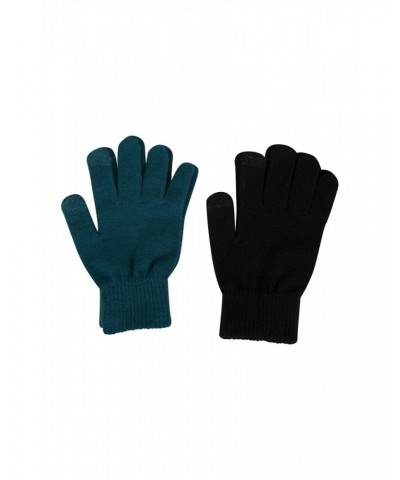 Magic Touch Screen Womens Gloves Dark Green $9.71 Accessories