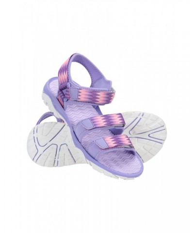 3-Strap Kids Sandals Lilac $17.76 Footwear