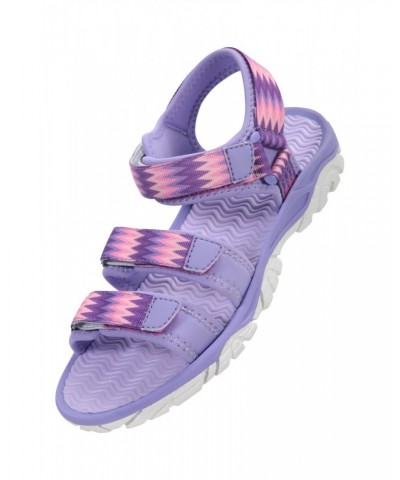 3-Strap Kids Sandals Lilac $17.76 Footwear