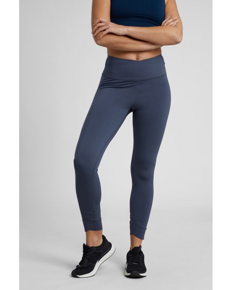 Yoga Cross Over Womens Leggings Grey $18.55 Active