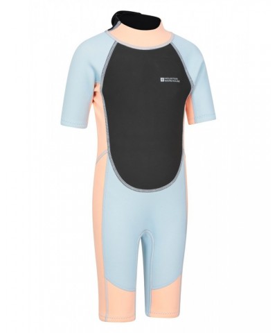 Kids Shorty 2.5/2mm Wetsuit Peach $23.21 Swimwear