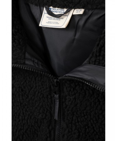 Brook Womens Hybrid Half-Zip Fleece Black $21.19 Fleece