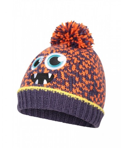 Monster Kids Fleece-Lined Beanie Orange $11.19 Accessories