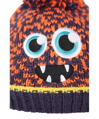 Monster Kids Fleece-Lined Beanie Orange $11.19 Accessories