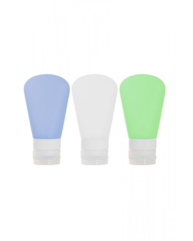 Silicone Travel Bottle Set White $14.49 Travel Accessories