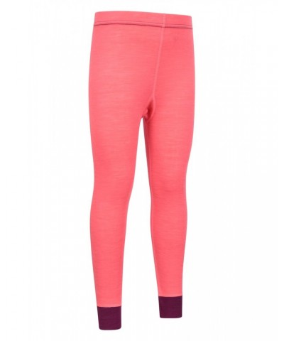 Merino Kids II Base Layer Pants Bright Pink $15.84 Base Layers