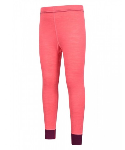 Merino Kids II Base Layer Pants Bright Pink $15.84 Base Layers