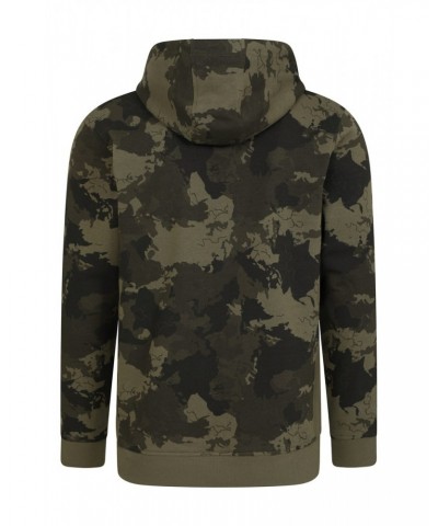 Logan Mens Camo Hoodie Green $16.50 Tops