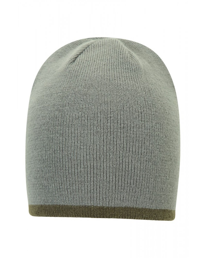 St Anton Mens Beanie Light Grey $11.20 Accessories