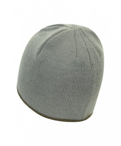 St Anton Mens Beanie Light Grey $11.20 Accessories