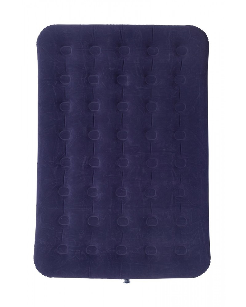 Flocked Double Air Bed Navy $21.15 Sleeping Bags