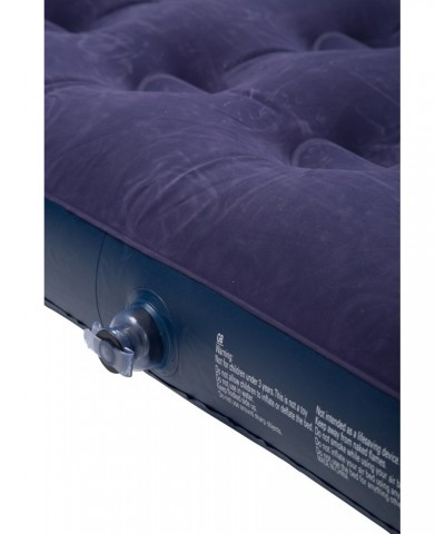 Flocked Double Air Bed Navy $21.15 Sleeping Bags