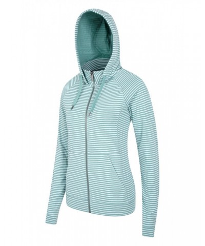 Woolamai Womens Full-Zip Hoodie Green $29.67 Tops