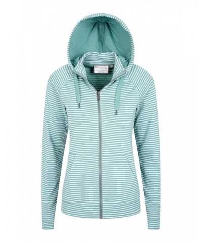 Woolamai Womens Full-Zip Hoodie Green $29.67 Tops