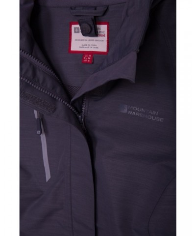 Bracken Melange Womens 3 in 1 Jacket Dark Grey $50.99 Jackets