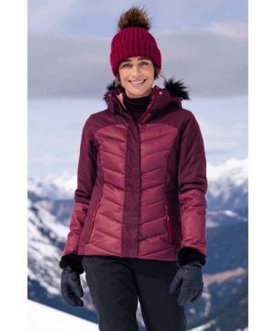 Pyrenees II Womens Insulated Ski Jacket Berry $40.80 Jackets
