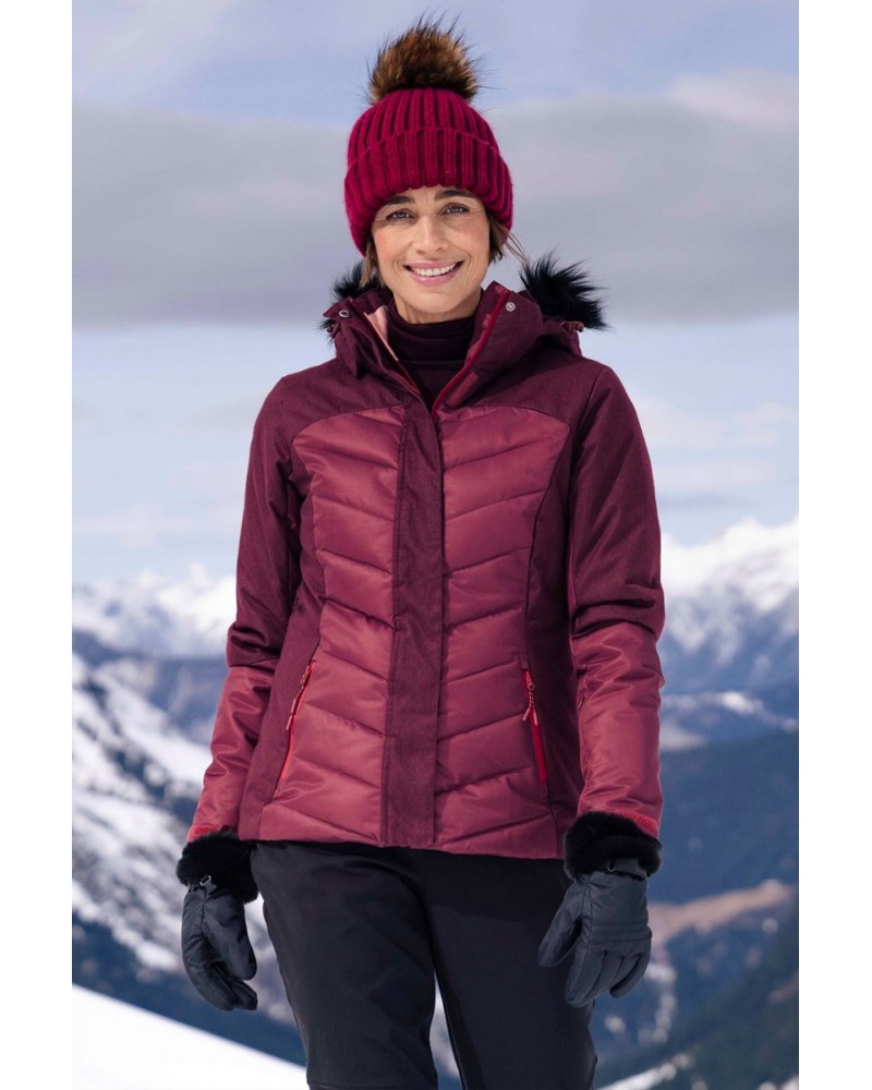 Pyrenees II Womens Insulated Ski Jacket Berry $40.80 Jackets