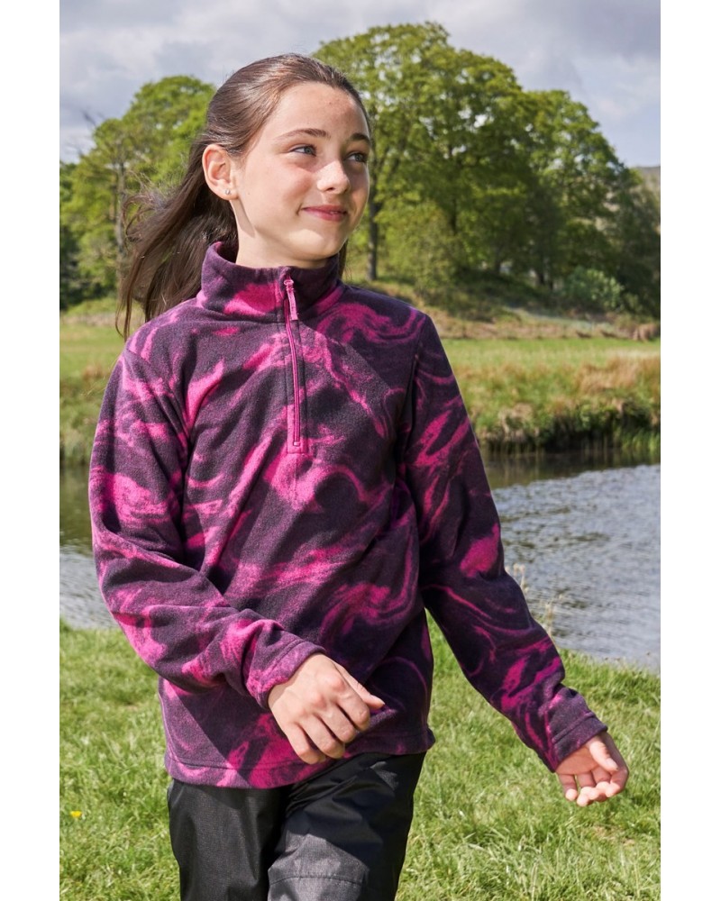 Endeavour Kids Printed Half-Zip Fleece Mixed $11.99 Fleece