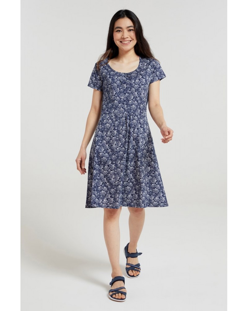 Mountain Essentials Lora Womens Skater Dress Navy $17.48 Dresses & Skirts