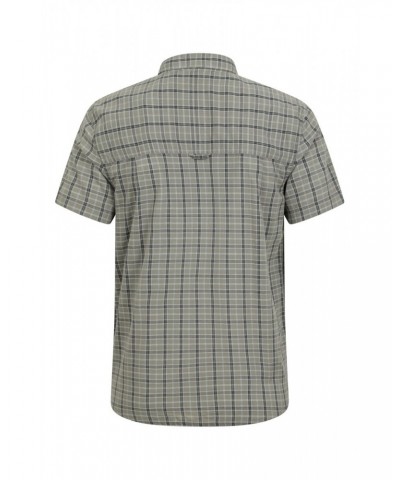 Holiday Mens Cotton Shirt Khaki $17.48 Tops